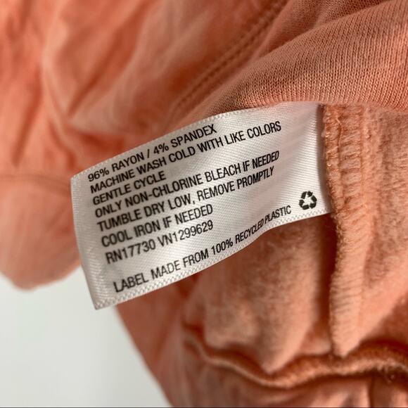 Knox Rose Small Apricot Knit Pullover Sweatshirt Comfy Cozy - Picture 4 of 8